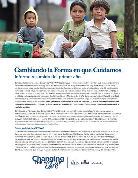 Cambiando la Forma en que Cuidamos